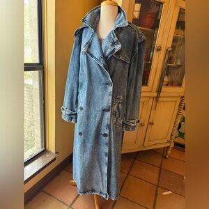 GAP Denim Trench Coat NWT